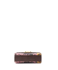 Pre-Owned Gucci Small Padlock Shoulder Bag Bengal Print Gg Coated Canvas