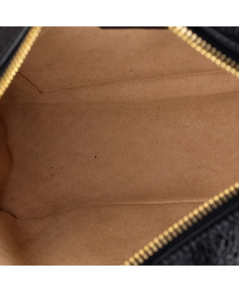 Pre-Owned Gucci Small Gg Marmont Shoulder Bag Diagonal Quilted Gg Canvas with Leather