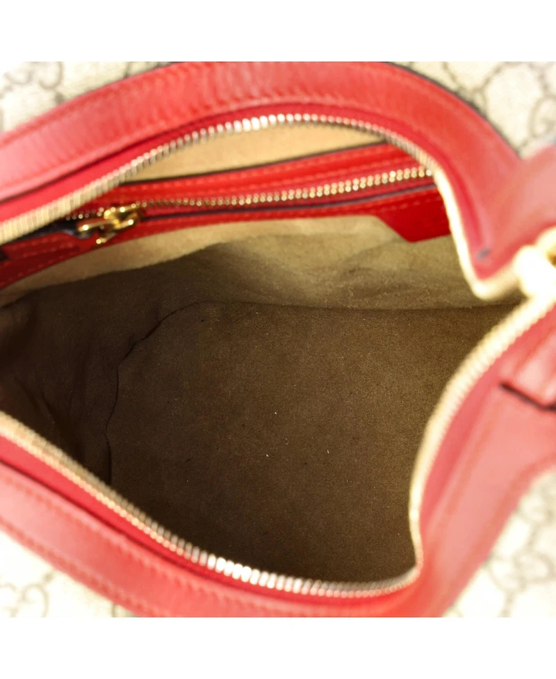 Pre-Owned Gucci Linea A Hobo Gg Coated Canvas