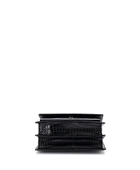 Pre-Owned Saint Laurent Medium Sunset Crossbody Bag Embossed Leather