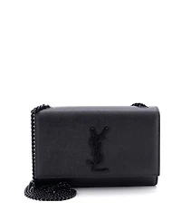 Pre-Owned Saint Laurent Classic Monogram Crossbody Bag Grainy Leather