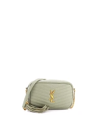 Pre-Owned Saint Laurent Mini Lou Camera Bag Matelasse Chevron Leather