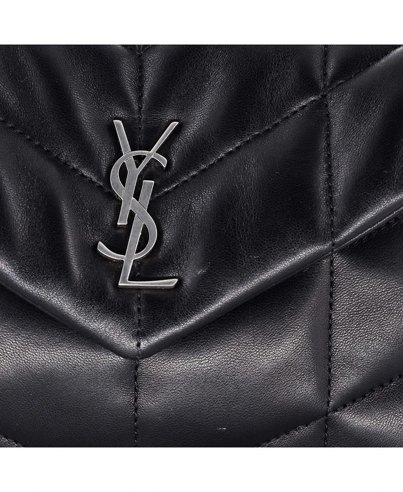 Pre-Owned Saint Laurent Mini Loulou Puffer Shoulder Bag Quilted Leather