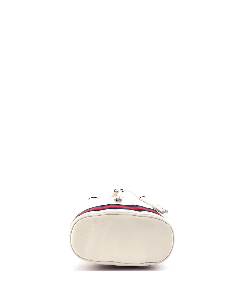 Pre-Owned Gucci Small Ophidia Bucket Bag Leather