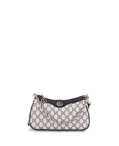 Pre-Owned Gucci Small Ophidia Charm Shoulder Bag Gg Coated Canvas