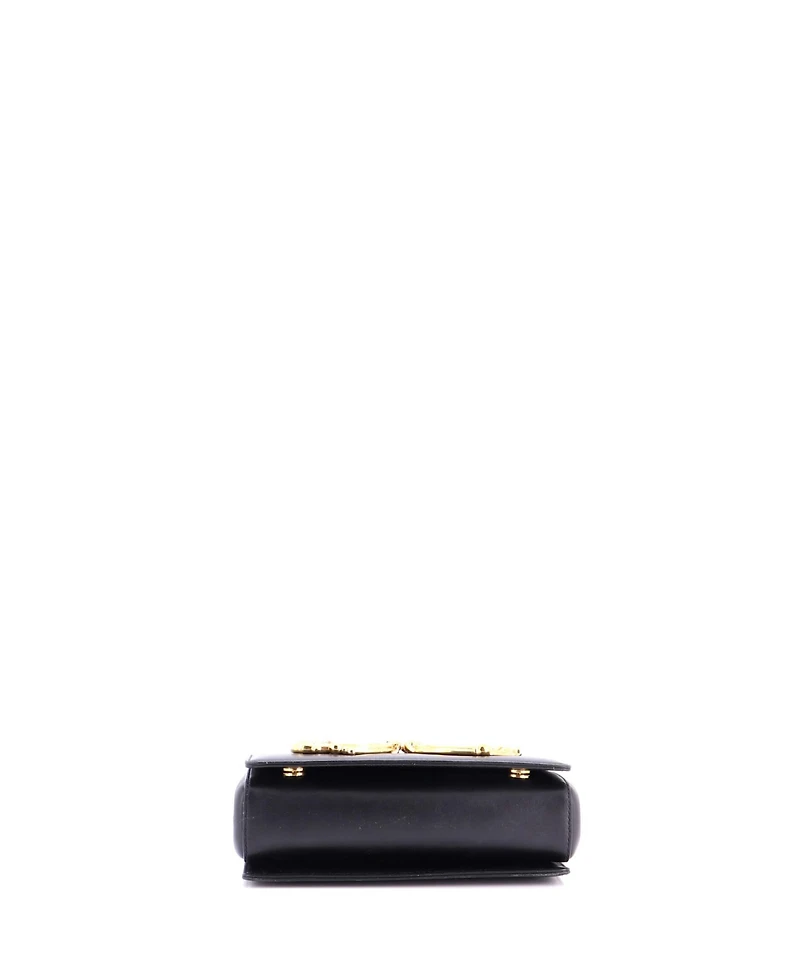 Pre-Owned Dolce & Gabbana Small Dg Girls Flap Bag Embellished Leather