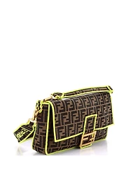 Pre-Owned Fendi Large Baguette Nm Bag Zucca Canvas