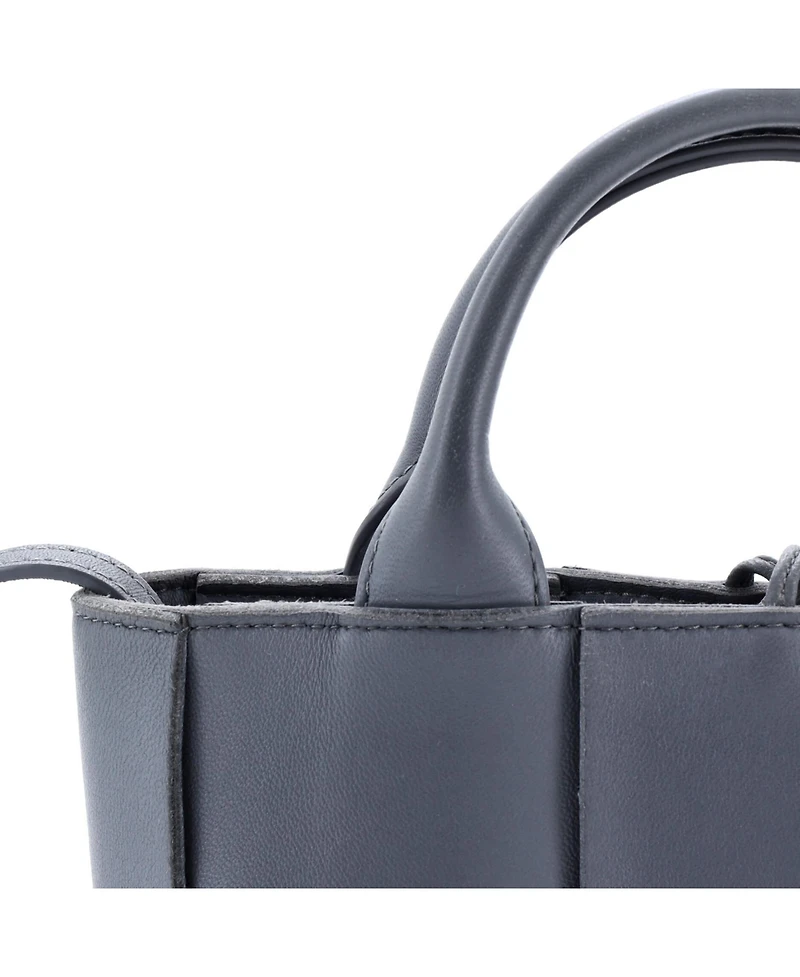 Pre-Owned Bottega Veneta Candy Arco Tote Maxi Intrecciato Leather