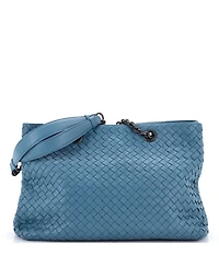 Pre-Owned Bottega Veneta Double Chain Tote Intrecciato Nappa