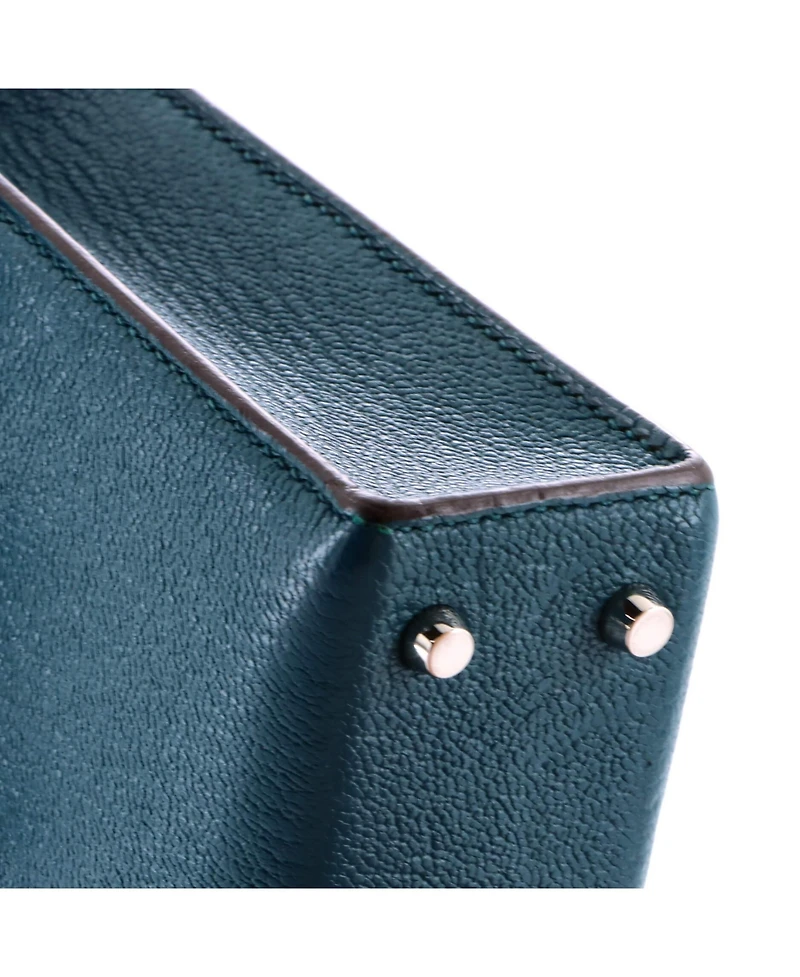 Pre-Owned HERMES Mini Verrou Bag Chevre Mysore and Canvas