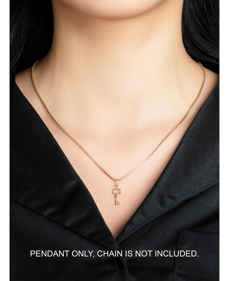 Devata Key Charm Pendant in 14K Gold