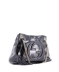 Pre-Owned Gucci Medium Soho Chain Strap Shoulder Bag Patent