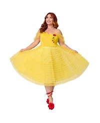 Unique Vintage Plus Mesh Tulle Belle Swing Dress