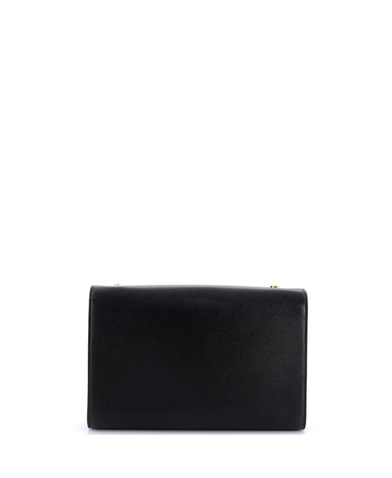 Pre-Owned Saint Laurent Large Classic Monogram Crossbody Bag Grainy Leather