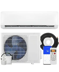 Homcom 18000 Btu Mini Split Air Conditioner, 22 SEER2 Wifi Enabled Ac Unit