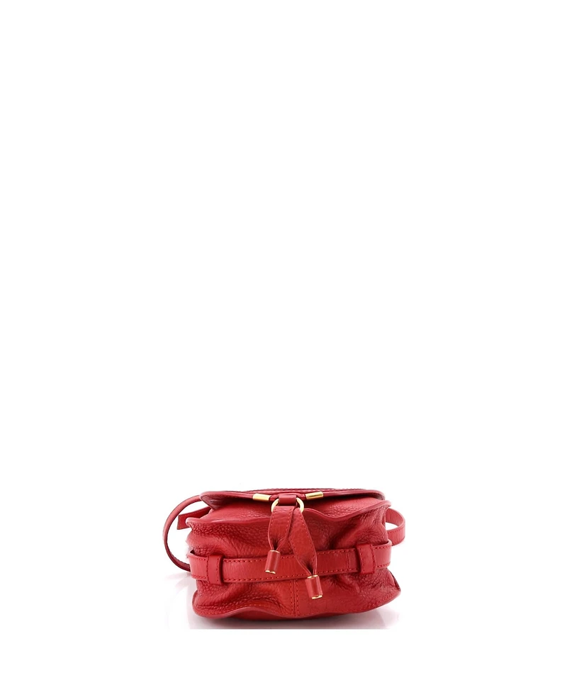 Pre-Owned Chloe Mini Marcie Crossbody Bag Leather
