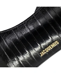 Pre-Owned Jacquemus Le Bisou Perle Shoulder Bag Eel Skin