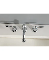 Phying Bathroom Faucet For bathroom Sink With Two Handles And Supply Lines