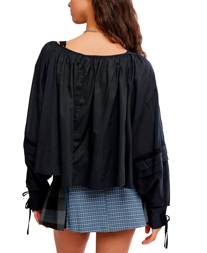 Free People Women's La Lune Scoop Neck Top