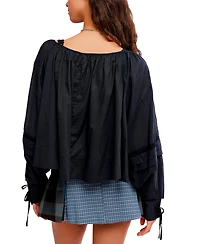 Free People Women's La Lune Scoop Neck Top