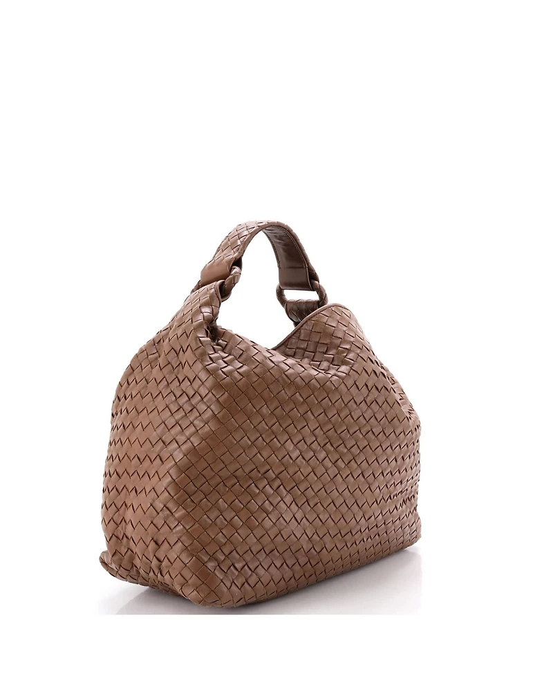 Pre-Owned Bottega Veneta Medium Sloane Hobo Intrecciato Nappa