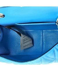 Pre-Owned Versace Mini Virtus Chain Flap Shoulder Bag Quilted Leather