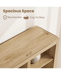 gaomon Tall Bookcase and Bookshelves with Storage, Large Freestanding Display Storage Shelves