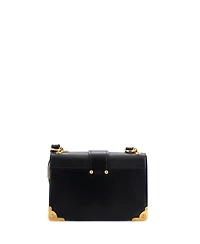 Pre-Owned Prada Large Cahier Crossbody Bag Leather and Saffiano Leather