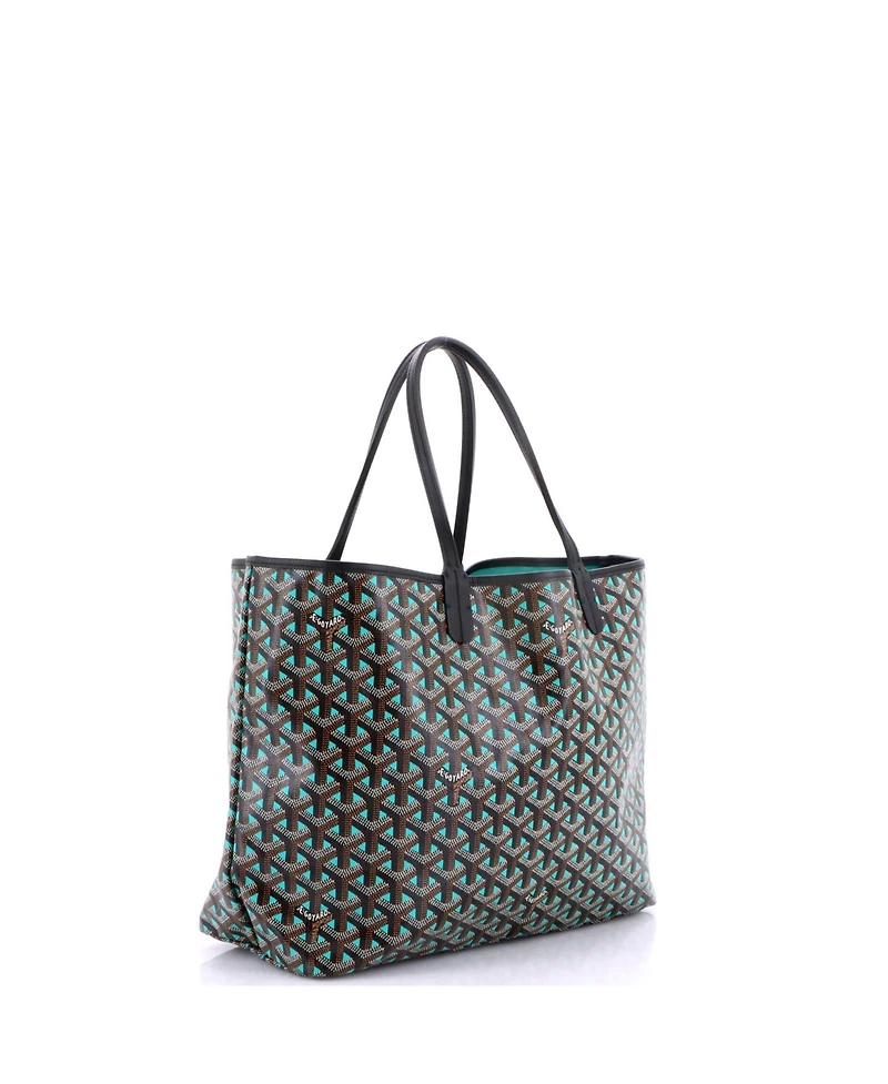 Pre-Owned Goyard Pm Saint Louis Tote Claire Voie Coated Canvas