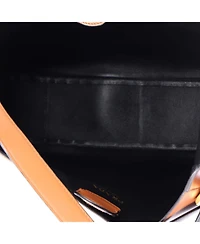 Pre-Owned Prada Large Triangle Logo Curved Hobo City Calf