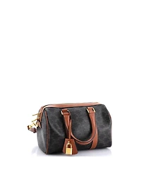Pre-Owned Celine Medium Boston Bag Triomphe Coated Canvas