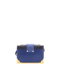Pre-Owned Prada Small Cahier Crossbody Bag Embellished Leather