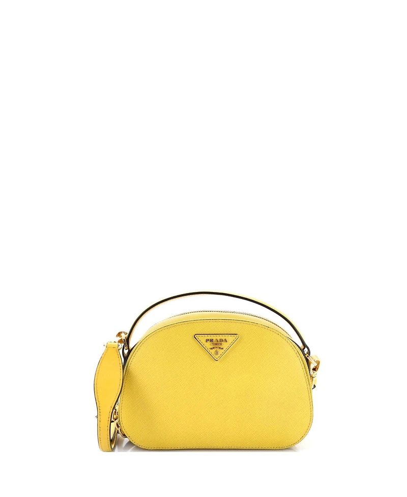 Pre-Owned Prada Small Odette Top Handle Bag Saffiano Leather