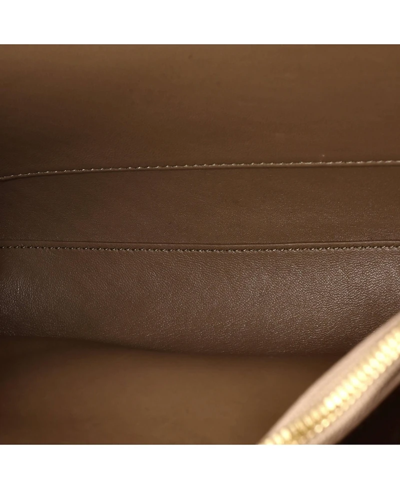 Pre-Owned Celine Medium 16 Top Handle Bag Grained Calfskin