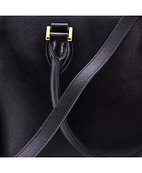 Pre-Owned Prada Small Convertible Zip Tote Saffiano Leather