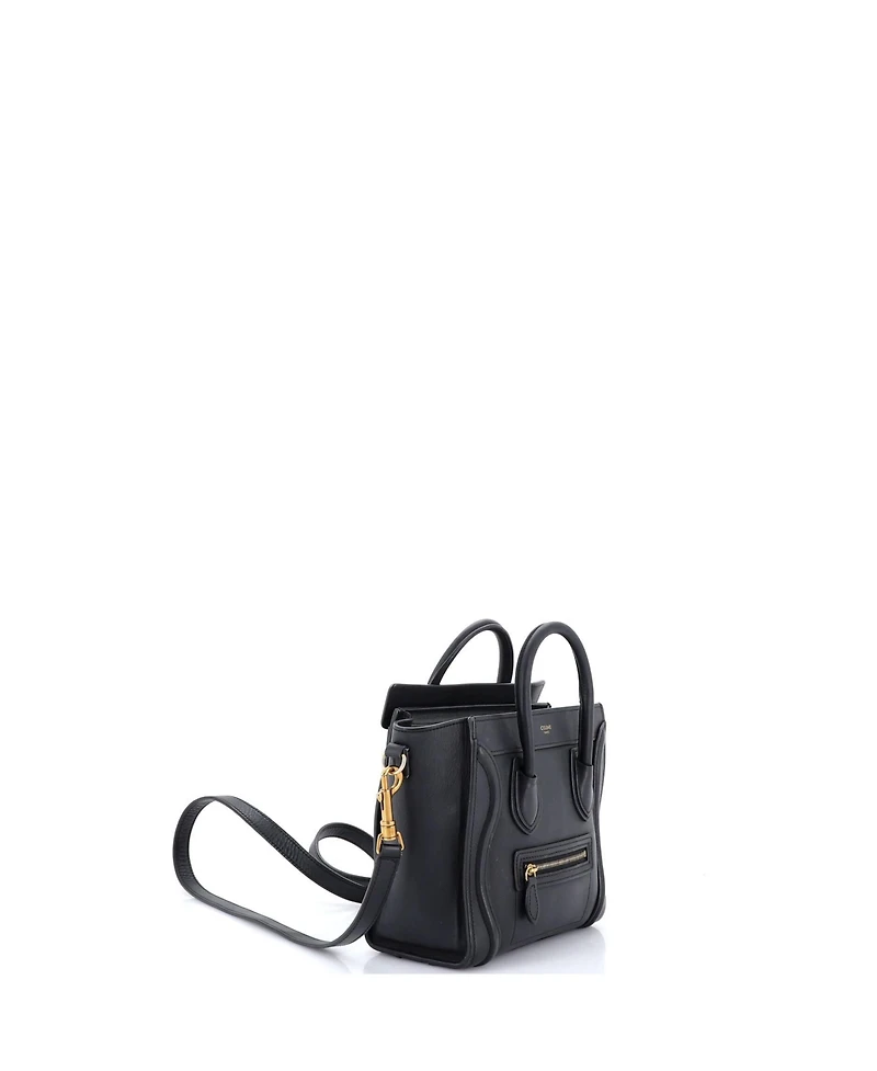 Pre-Owned Celine Nano Luggage Bag Smooth Leather