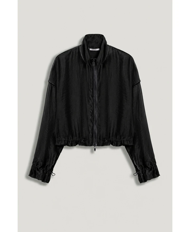 Nocturne Women's Sheer Zip-Front Jacket