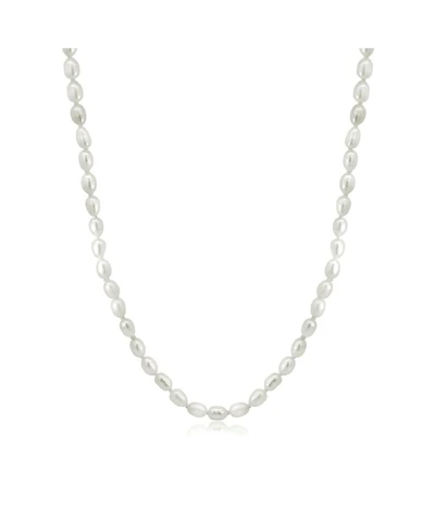 The Lovery Coastal Pearl Necklace Sterling Silver