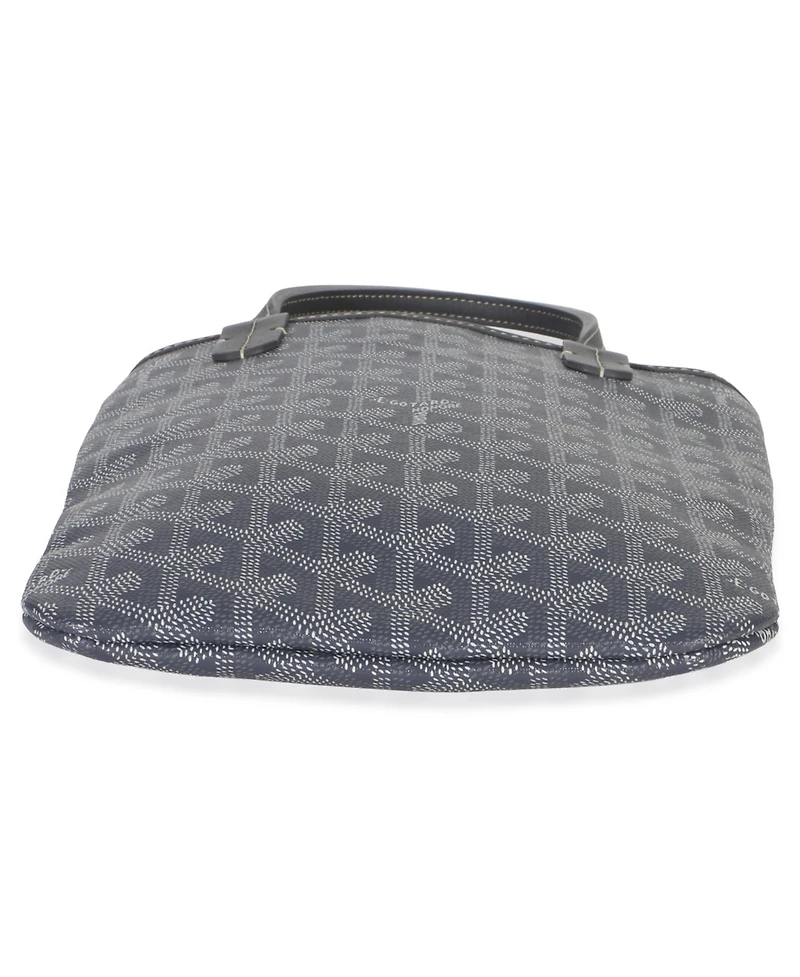 Pre-Owned Goyard Grey Goyardine Canvas Poitiers Mini Tote