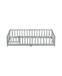Streamdale Furniture Floor Bed with Fence and Door