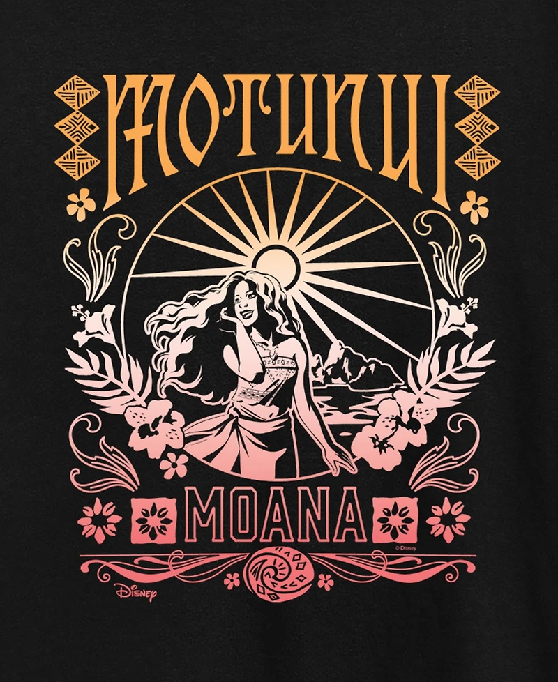 Hybrid Apparel Plus Moana Motunui Groovy Design Graphic T-Shirt
