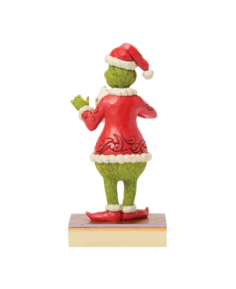 Jim Shore Grinch Fig Grinch with Hot Chocolate Mug