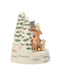 Jim Shore Heartwood Creek Fig Woodland Snowman with Forest Friends