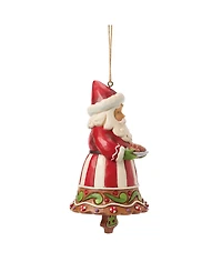 Jim Shore Heartwood Creek Gingerbread Santa Bell