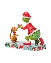 Jim Shore Grinch Fig Grinch Giving Max a Gift