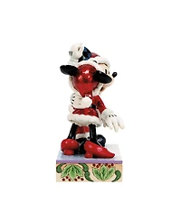 Jim Shore Disney Traditions Mickey and Minnie Mistletoe