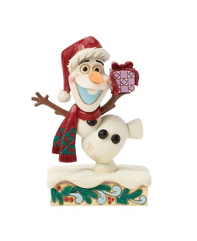 Jim Shore Disney Traditions Fig Christmas Olaf Personality Pose