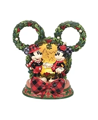 Jim Shore Disney Traditions Fig Mickey Minnie Holiday
