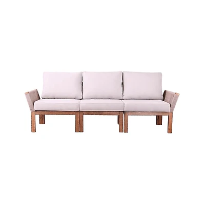 Augusta Home Brendina Outdoor 3-Seater Sofa