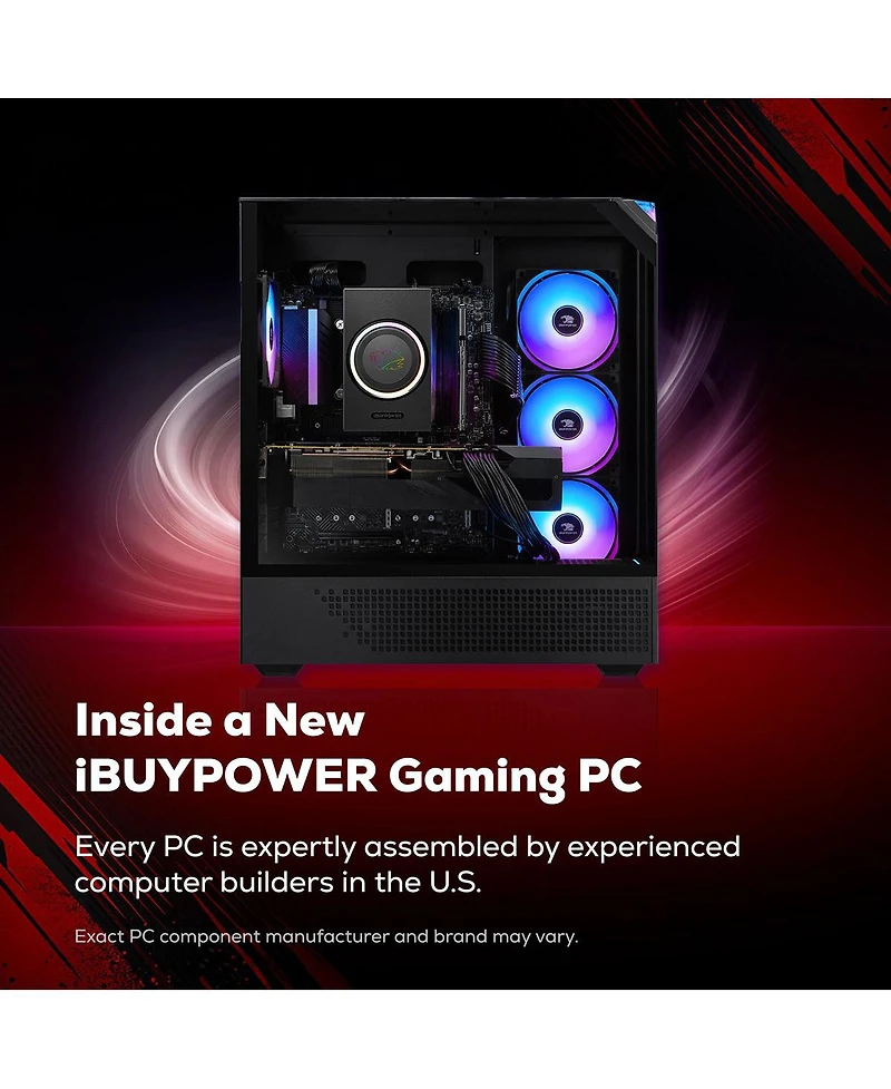 iBUYPOWER Element EBI5N5701 Gaming Desktop Computer, Intel Core Ultra 5 250KF Plus 4.2GHz, 16GB Ram, 1TB Ssd, Nvidia GeForce Rtx 5070 12GB, Windows 11
